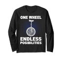 Monowheel一輪車一輪車長袖Tシャツ