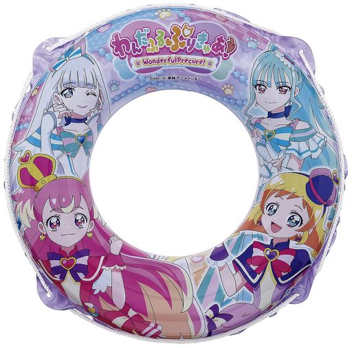 イガラシ わんだふるぷりきゅあ! うきわ 60cm(ロープ付き) AFC-160V 膨らんだ状態のウキワの内周は約85~90cm