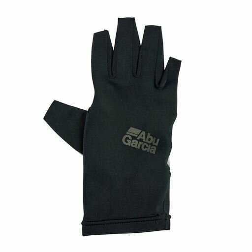 Wear - AbuGarcia(アブガルシア)サンブロックパームレスグローブブラックLサイズ