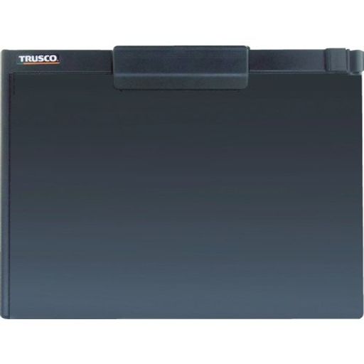 トラスコ中山(TRUSCO)ペンホルダー付クリップボード(マグネット付)黒A4横318x235mm10枚【ケース販売】T..