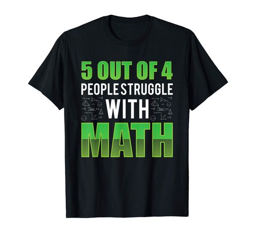4人中5人が苦戦する数学者の計算Tシャツ 4人中5人が苦戦する数学者の計算Tシャツ
