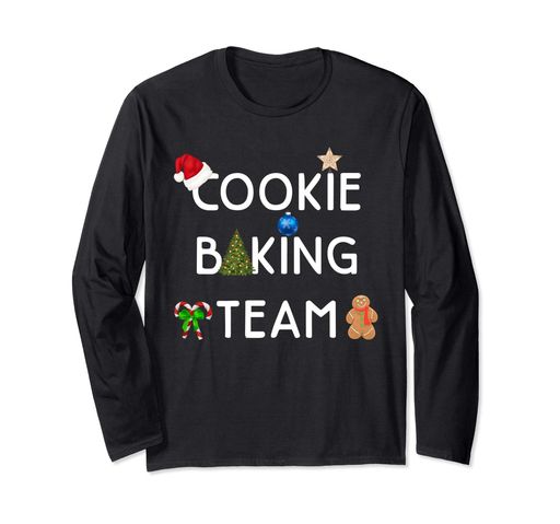 彼らは休日のために調理や焼くとき、家族のチームのためのかわいいクリスマスのグラフィックデザイン。おばあちゃん&amp;料理や焼くことを愛する皆のために、これらの面白いクリスマスのデザインの1つを取得してください。 あなたのチームがサンタやベーキングパイケーキやパンのためのクッキーを焼く&amp;デコレーションしている間、この冬のクリスマスホリデーシーズンをスタイリッシュに祝う 長袖Tシャツ