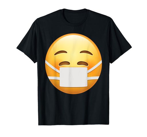 マスクされた顔–安全と保護を維持Tシャツ
