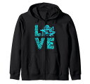 LoveWaterslidesボディスライドアクアパーク水泳アミューズメントジップパーカー