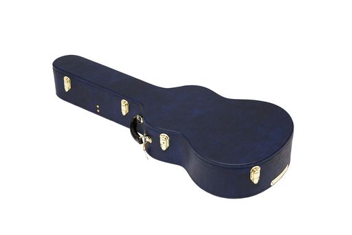 岩本ケースクラシックギター用ハードケースフラットトップ紺GC-F002-1