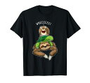 Wheeeee!カタツムリ・カメ・ナマケモノ-動物Tシャツ