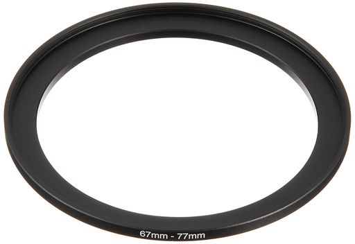 NinoLiteステップアップリング67mm右向き矢印77mmカメラレンズ用アルミ合金製アダプターリング(Step-Up..