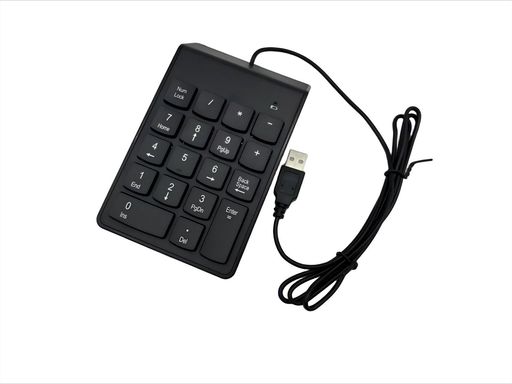 【有線USBテンキー】USB2.0/1.1対応の有線テンキーで、Windowsパソコン(Windows 10/8.1/8/7 32/64bit)に簡単接続。約120cmの長いケーブルでデスク周りもすっきり。信頼性あるUSBキーボード。 【19キーコンパクト設計】小型ながら19キーを備えた効率的なテンキー付きキーボード。数字入力が頻繁な業務に最適な外付けキーボード。省スペースで使いやすいキーボード。 【静音設計】キー操作時の音を抑えた静音キーボード。オフィスや自宅作業で周囲を気にせず集中できる有線キーボード。打鍵感も快適なUSBテンキー。 【USBバスパワー】USB接続で電源供給(5.0Vプラスマイナス10%)。面倒な電池交換不要な有線キーボード小型モデル。エンターキーも装備した実用的なテンキーUSBキーボード。 【機能性xデザイン】シンプルでモダンなデザインのパソコンキーボード。テンキー付きで会計・データ入力作業が効率化。高品質なキーボード静音タイプ。