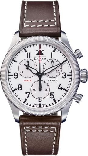 [ダボサ]DAVOSA腕時計クロノグラフデイトAviatorFlybackスイス製162.499.15