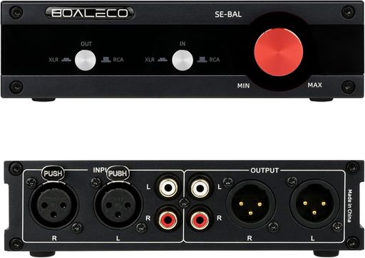 BOALECO SE-BAL RCA XLR オーディオ セレクター 【2入力2出力】 音声スイッチ 切替...