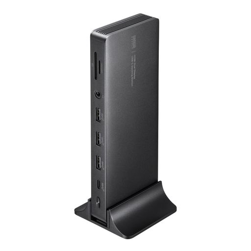 サンワサプライドッキングステーション(4K・HDMIx2画面出力・ACアダプタ付)USB-CVDK16