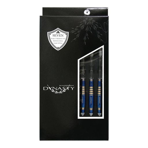 DYNASTY (ダイナスティー) ダーツ ブラス・ボード・ダーツケース BRASS DARTS SET”SEVEN”(ディープブルー) 01-31-026
