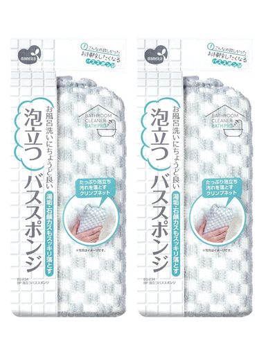 本体サイズ:約幅8x奥行5x高さ16cm 入数:2個セット 素材:ナイロン・ポリウレタンフォーム・ポリエステル 生産国:中国 少量の洗剤でも泡立つクリンプネット。 しつこい汚れを落としてキズつけにくいスポンジです。引っかけられるヒモ付き。