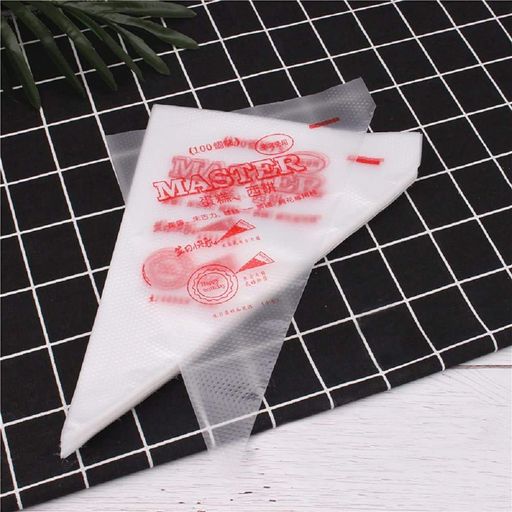 Amandakasa絞り出し袋100枚クリームしぼり袋使い捨て製菓用絞り袋(中)33x30x21cm