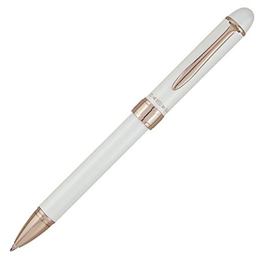 φ14.5x142.5mm 線幅:ボール径0.7mm/シャープ径0.5mm 芯色:油性ブラック・レッド シャープペン:回転ノック式/ボールペン:回転式2色 本体重量 : 21.6g 金属部品 : ピンクゴールドメッキ仕上げ