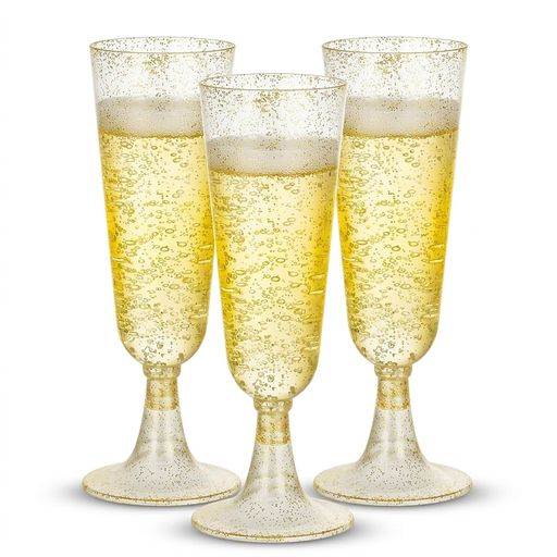 冷たい飲み物 【高品質】この シャンパングラス 使い捨て は高品質の食品グレードのポリスチレン製で、透明度が高く、耐久性があり、無毒、無臭、100%BPAフリー、リサイクル可能です。 【飛散防止と耐久性】壊れやすい ガラス シャンパングラス とは異なり、プラスチック シャンパングラス は飛散防止と耐久性に優れています。そのため、混雑したパーティーや限られたスペースなど、事故が起こりやすい場所に最適です。割れたガラスを気にすることなく、楽しい時間をお過ごしいただけます。 【お手入れ簡単】パーティーの後は、使い捨て シャンパングラス のお手入れがとても簡単です。デリケートなグラスを洗う必要はありません。使用済みの 使い捨て シャンパングラス は捨てるだけで、時間と労力を節約できます。この利便性は、特に大規模なイベントや複数のパーティーで重要です。 【組み立て簡単】この ワイングラス 使い捨て のベースと本体は簡単に組み立てられます。しっかりと固定され、外れません。2ピース設計で省スペースを実現し、収納にも便利です。