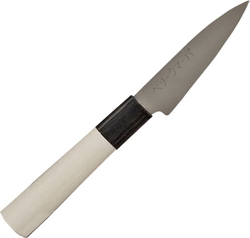 スミカマ岡田を追え!ペティナイフ9.0cmステンレス錆びにくいクラフトオリジナルBOX入り白木柄日本製岐..