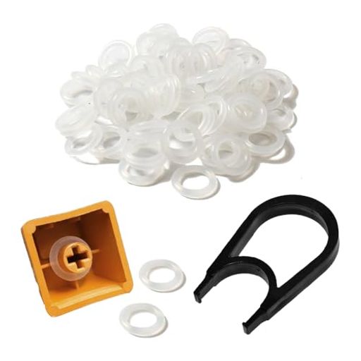 静音化リング 150PCS メカニカルキーボードに対応 O-Ring Oリング キーキャップ 引抜工具 メカニカル キーボード キースイッチ 引き抜き ツール (B)