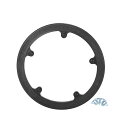 BULLSPANNバイククランクセットチェーンホイールプロテクターカバーチェーンホイール保護カバー44歯8.5CM5穴ブラック交換パーツアクセサリー交換用