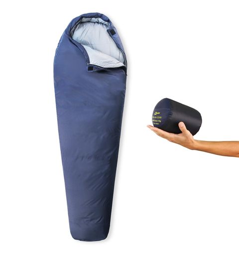Litume ダウンウルトラエアマミースリーピングバッグ 0.45kg、20°C-6°C、700フィルパワー、3シーズン対応、超軽量、コンパクトでポータブル、ハイキング、旅行、キャンプ、バックパッキン…