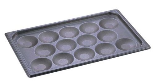 遠藤商事TKGオーブン天板熱伝導に優れたアルミ製フッ素加工でこびりつきにくい14個用幅x奥行x高さ(mm)5..