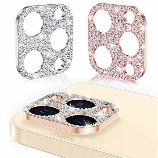 【高級感ファッション飾りフィルム】キラキララインストーンを使用したユニークなデザインで、スマートフォンのカメラレンズを保護しながら、とってもおしゃれあなたのiPhoneが、おしゃれで可愛いアイテムに早変わり。女の子へのギフトにも最適です。 【カメラを保護&amp;完全にフィットする】 カメラのデザインよりも高く、スクラッチ防止し、iPhoneカメラレンズを衝撃や通常の損傷から保護します。スマホレンズを保護当時に、撮影を邪魔しませんし、そのままの鮮やかな発色を、本来のデザインを損なうことなく、完全に密着し、空穴のデザインはインストールは簡単です、またカメラレンズをカバーしなくて、撮影効果に完全に影響を与えません。 【取り付け簡単】気泡を抜ける手間もなく、カメラの位置に合わせて置くだけで気泡が入る事なく簡単に装着できます。フィルムを貼るのが苦手な方でも簡単に貼ることができます。 【対応機種】iPhone 14 Pro カメラに対応します。内容:2つのセット 【贈り物に最適】人気ある保護フィルムは自分用としてのものだけでなく、彼女、奥様、お母様への良いプレゼントとしても最適です。