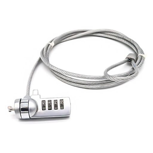 BTtimeセキュリティワイヤーダイヤル式セキュリティワイヤーロック4桁ダイヤル錠盗難防止PCパソコン用..