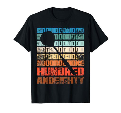 Dart100andeightyダーツプレーヤー180ダーツギフトTシャツ Dart100andeightyダーツプレーヤー180ダーツギフトTシャツ