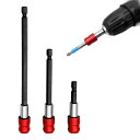 LEAUNGYOO3種類セットビットホルダーエクステンション六角延長ソケットバー磁気延長ビット(60mm/100mm/150mm)ヘクス(六角)ドライバー対応ホ...