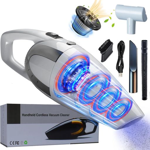 【2024新登場】ハンディクリーナー車用掃除機多機能15000Pa強力吸引力コードレスハンディ掃除機パワフルusb/Type-C充電乾湿両用強力吸引力小型クリーナー低噪音対策小型掃除機長時間稼働カ…