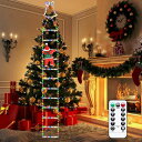 クリスマスイルミネーションクリスマスライトクリスマス装飾ラダーライトLEDクリスマスイルミネーションライト梯子サンタクロース飾りライト221球3.3MUSB給電8種類モードタイマー機能リ…