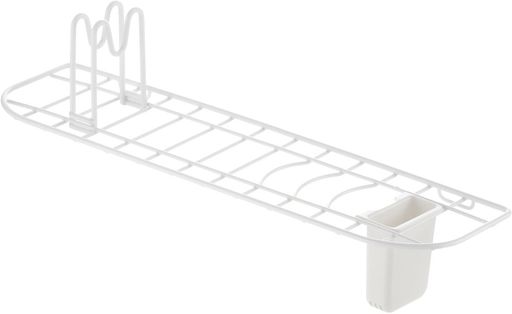 サイズ/47x13.6x17H(cm) 材質/スチール、ポリプロピレン 付属品/ポケット、まな板スタンド 抗菌加工(ポケット)