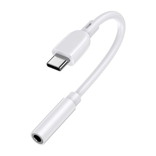 ChrisPow タイプc イヤホン 変換 アダプタ 18cm HiFi音質 USB Type-C 3.5mm 3極 4極 オーディオ 変換 アダプター DAC搭載 イヤホンジャック 変換 通話/音楽/音量調節/マイク/コントロール機能 ヘッドホン