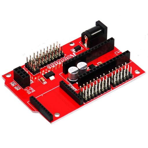 Hailege 7-12V外部電源によるZigbee Xbee NRF24L01サポートと互換性のあるNano V3.0 IO 拡張ボード用のNano IO Shiled