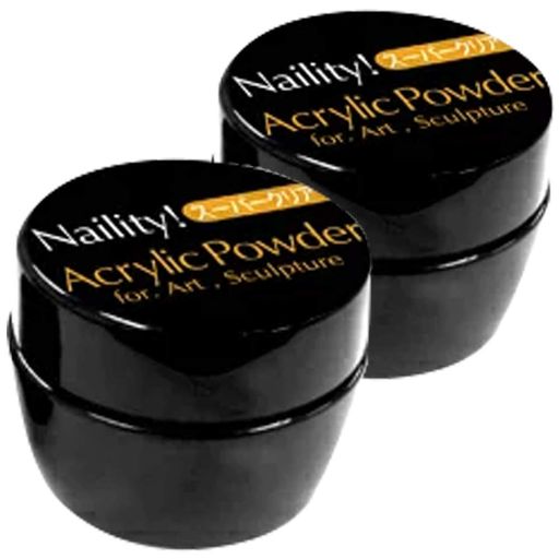 NAILITY!(ネイリティ!)アクリルパウダースーパークリア15G2個セット NAILITY!(ネイリティ!)アクリルパウダースーパークリア15G2個セット