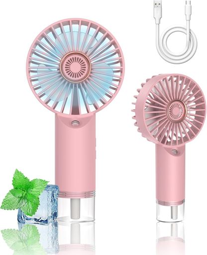 【夏の保湿】このスプレーファンには30mlの超大容量の水タンクが装備されており、最大2.5時間の散水をサポートし、涼しい風と爽やかなミストを発生させて肌に潤いを与え、暑い季節でも快適に過ごせます。 【究極の冷却体験】強風、3 段階の速度調整、強力なブラシレス モーター内蔵、強風。ハンドヘルドファンには 3 段階の速度調整機能があり、押すと低速を 3500 rpm、中速を 4500 rpm、高速を 7500 rpm に調整できます。このミニファンは暑い日にすぐに涼しさを与えてくれます。 【大容量充電式バッテリー】4000 mAh のバッテリーを内蔵したこのポータブル水ファンは、2.5 ~ 10.5 時間稼働し、涼しさを持続させます。付属のType-CケーブルはUSBポートを備えたさまざまなデバイスと互換性があり、充電しながらミストファンを使用できます。 【夏のギフト】おしゃれな女の子、男の子、男性、女性、子供に最適なギフトです。ビーチ、キャンプ、旅行に必須のアイテムです。旅行中、公園、コンサート、ビーチなどにこの小型扇風機を持って行けば、爽やかな水を楽しみながら、蒸し暑い空気とお別れできます。