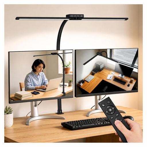 デスクライト LED モニターライト クランプ式 【2026新登場・目に優しい】 スタンドライト ダ ...
