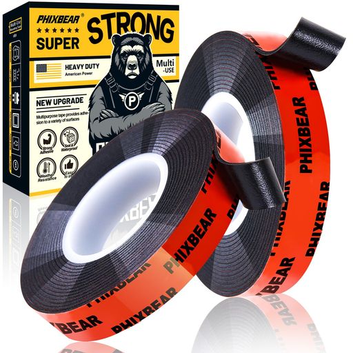 【完備キット】専用ツール &amp; 助粘剤付きで簡単施工 2 巻(15mm 幅 x3m 長さ)の強力両面テープに、専用剥がしツールと接着助粘剤をプレゼント!テープの剥がしにくさを解消し、難ありな表面でも接着力を最大限に発揮させるための、プロ仕様の完全セットです。 【業界最高クラスの接着力】ネジや釘に代わる永久結合 高密度クローズドセルアクリルフォームを採用し、超強力な粘着力で重量物を固定可能。ボード、看板、金属部品、車両パーツなど、各種素材をしっかり固定します。 【最強助粘剤付き】困難な表面でもパワーアップ 特製接着プライマー(助粘剤)が付属しています。プラスチック、塗装面、低表面エネルギー素材など接着しにくい表面に塗布することで、接着力と耐久性が飛躍的に向上し、過酷な環境でも安心して使用可能です。 【剥がしやすさ革命】専用アプリケーターで時間短縮 テープのライナー(剥離紙)が剥がしにくいお悩みを解決!専用工具を使うことで、指では剥がしにくいテープもスムーズに剥離可能。作業効率がアップし、テープの無駄をなくします。