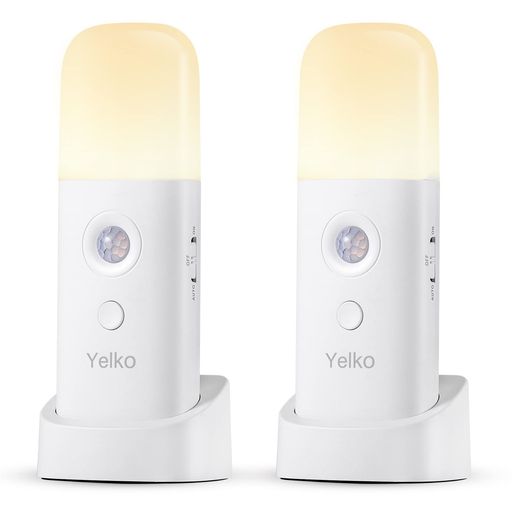 汎用。 自動、エネルギー効率、ポータブル、安全な照明。 【充電式モーションセンサーナイトライト】照明のニーズに合わせた便利で優れたソリューションです。高度なモーションセンサー技術を搭載したこのナイトライトは、動きを検出すると自動的に点灯し、暗い空間で柔らかく暖かい光を放ちます 【非常に長持ちする電池寿命】 LED ライトはエネルギー効率が高く、暖かく魅力的な輝きを提供し、電気の使用量を減らし、光熱費を節約します 【ポータブル&amp;充電式常夜灯】YELKO常夜灯は電池式で充電式で、持ち運び可能で、さまざまな部屋、クローゼット、廊下での使用に最適です 【高度なモーションセンサー機能】モーションセンサーの範囲は最大12フィートで、必要なときにライトがオンになり、部屋を出るとオフになります 【安全性と耐久性】当社の常夜灯は高品質の素材で作られており、UL認定を受けており、長期間使用しても安全で耐久性があります。また、クールなタッチのデザインで、子供やペットが近くにいても安全です