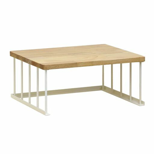 COLLENDHAKトースターラック木目スチールナチュラル40x35x18cmキッチンラック