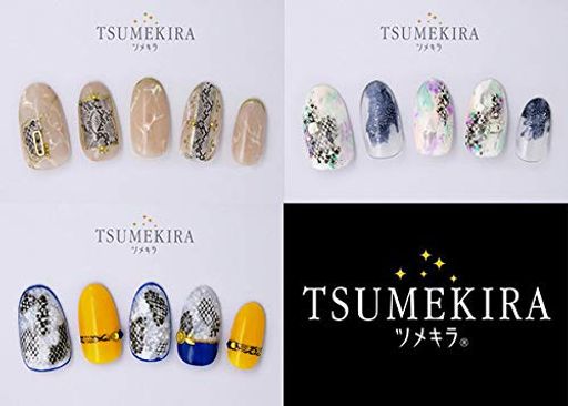 TSUMEKIRA(ツメキラ)ネイルシールパイソン柄ブラックNN-PYT-102 TSUMEKIRA(ツメキラ)ネイルシールパイソン柄ブラックNN-PYT-102