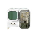 メイクボックス大容量コスメボックス化粧品ボックスメイクケース収納スキンケア小物入れ防水引き出し付き北欧(ホワイト)