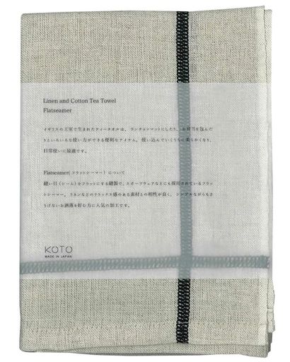 イギリスの王室で生まれたティータオルは、ランチョンマットにしたり、お弁当を包んだりといろいろな使い方ができる便利なアイテム。使い込んでいくうちに柔らかくなり、日常使いに最適です。 フラットシーマーとは・・・縫い目(シーム)をフラットにする縫...