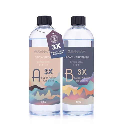 【超黄ばみ防止】SANAAAエポキシ樹脂は、UV安定剤と超黄ばみ防止剤を配合した改良された配合で、比類のない高光沢とガラスのような仕上がりを実現します。エポキシ樹脂は時間が経っても黄ばまないため、アートやDIY作品が何年も長持ちします。この高品質の樹脂は、耐衝撃性、耐傷性、耐熱性に優れ、最大95°Cです。硬度は90HV+です。 【透明でセルフレベリング】当社の樹脂はセルフレベリング、セルフオフガス、無臭で、日光による黄ばみに強いです。アートやクラフトプロジェクト用に設計されたこの高度なエポキシ樹脂配合は、当社のすべての樹脂やその他のクラフト顔料と完璧に機能する透明度の高い傑作を生み出します。 【幅広く使用され、無毒】エポキシ樹脂は、絵画や鋳造に最適な樹脂で、個人的な芸術の旅に出ることができます。