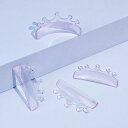 Libeautyプロフェッショナルラッシュリフトガード自己接着式ラッシュリフトパッドノーグルー再利用可能シリコンプライベートロゴラッシュリフトポール4枚入り/2サイズかわいいクラウン…