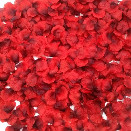 Other - 花びら約3000枚セットフラワーシャワー薔薇造花プロポーズ飾り結婚式ウエディング2次会誕生日お祝いクリスマスパーティー用飾り(赤と黒3000枚)