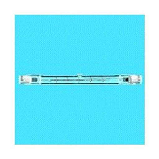 本体サイズ:高さ0.8x幅11.7x奥行0.8cm 口金:R7s ワット数:300 W ブランド:パナソニック(Panasonic) 屋外看板や建物の壁面照明などに良く使用される直管形状のハロゲン電球