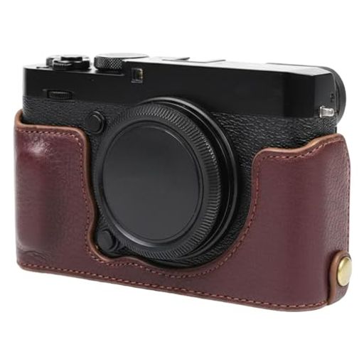 【互換性】 互換 Fuji X-E4カメラ専用設計の本革製ハーフケースです。カメラボディのラインにシームレスに沿った正確なフィットとベースカバーを実現します 【携帯性と操作性】 操作性を高めるテクスチャー加工グリップエリアを装備。最小限の重量増加で携帯性を維持します 【ギフト対応アクセサリー】 プレゼンテーションボックス付属で、写真愛好家への贈り物として最適です 【簡単設置】 簡単な取り付け設計。専用フラップによりバッテリーとメモリーカードへのアクセスが可能です 【素材とデザイン】 ビンテージ調の風合いを持つレザーを使用し、軽量設計を維持しながら外観に配慮しています