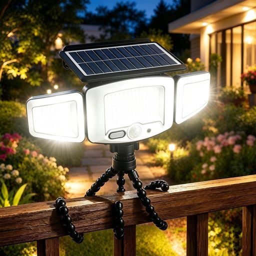 ガーデン 【新世代231個高輝度LED・3面発光・270°照明】弊社の屋外防水ソーラーセンサーライトは231個のLEDチップを搭載し、最大3000LMの超高輝度を実現し、屋外防犯ライトとして、不審者への強い威嚇効果を発揮します。三面発光設計と350°自由角度調整機能により、照明の死角を完全になくし、広範囲を監視・照明カバーできます。庭、玄関、ガレージ、道路の交差点、家の廊下など、防犯リスクの高い屋外場所に対応し、日常照明と防犯警戒を両立できます。 【大容量バッテリーで長時間持続点灯】屋外ソーラーライトは2200mAhの大容量リチウム電池を内蔵し、高効率ソーラー充電とUSB充電の2種類の充電方式に対応しています。普段は日光で自動充電して電気代を節約でき、曇り日や日照不足な場合は、USB給電で補充電可能です。台風・停電などの緊急災害時にも安定的に点灯でき、通常の夜間照明・防犯機能に加え、災害時の非常用照明としても活用できます。昼夜問わず安定した照明・セキュリティ性能を維持し、高い実用性を備えている人感センサーソーラーライトです。