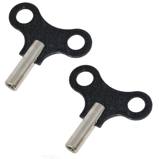 ねじ巻き巻き鍵ネジ巻き時計用鍵時計オルゴールゼンマイ時計工具ネジ巻き工具ツール2個掛け時計置時計古時計柱時計用(3)